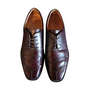 Rockport APM1235E Oxford -Genuine Leather Burgundy Sz 8M Business Casual #543